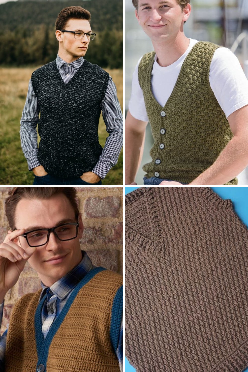 11 Free Crochet Sweater Vest Patterns