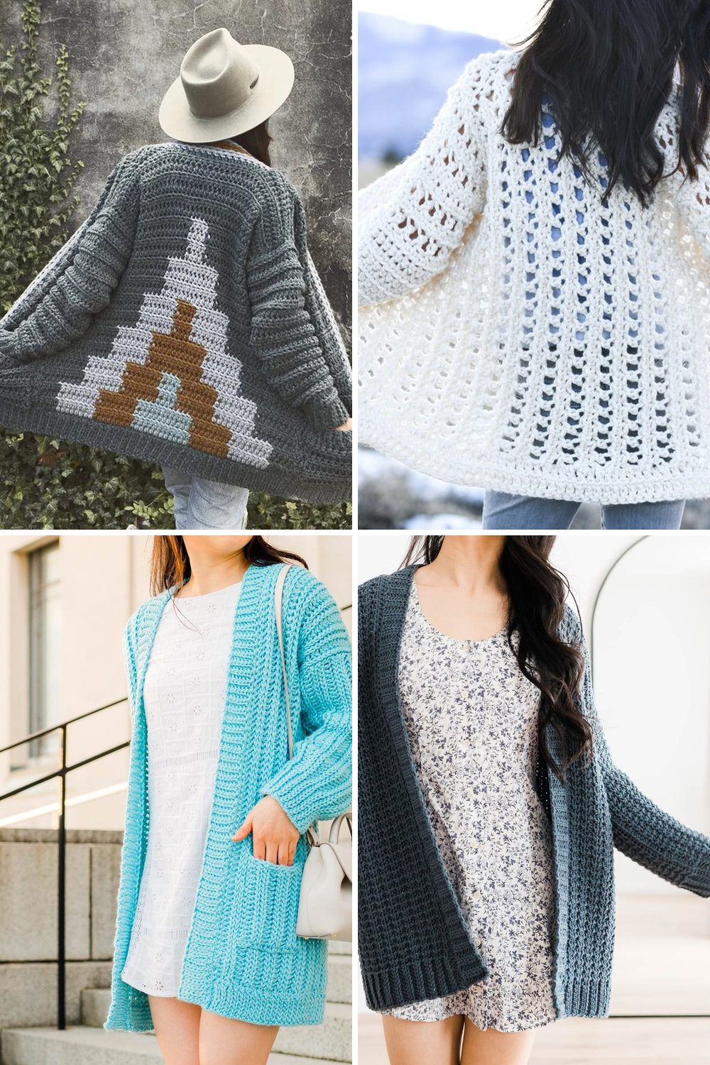 13 Easy Crochet Cardigan Free Patterns