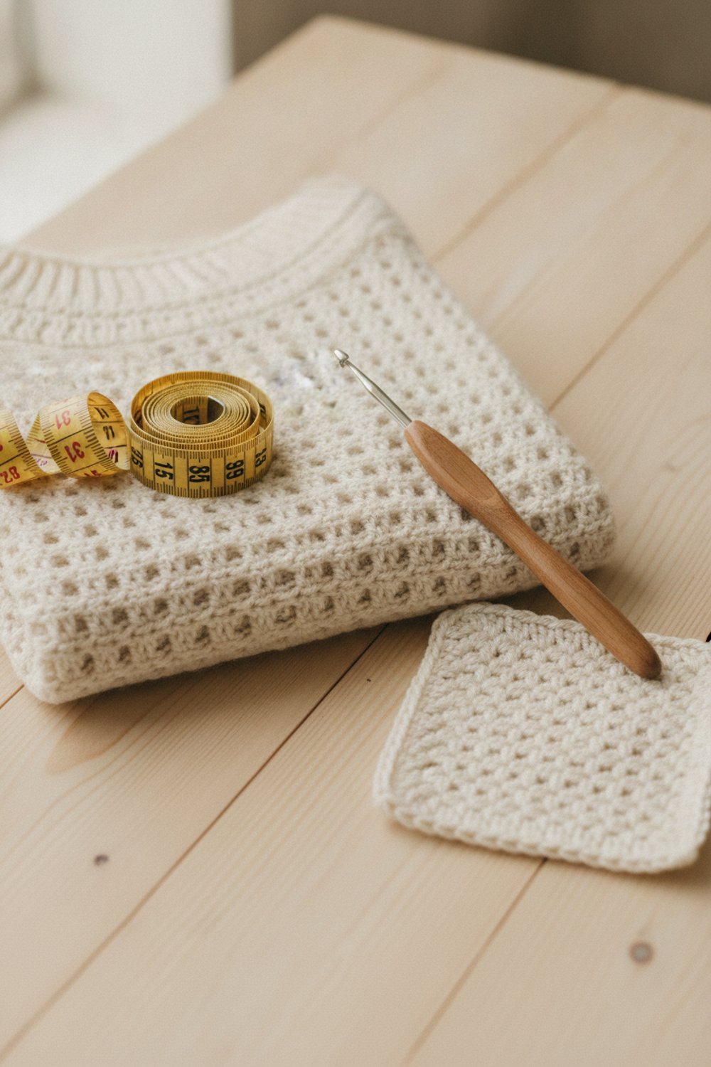 Crochet Sweater Size Chart: How to Get the Right Fit