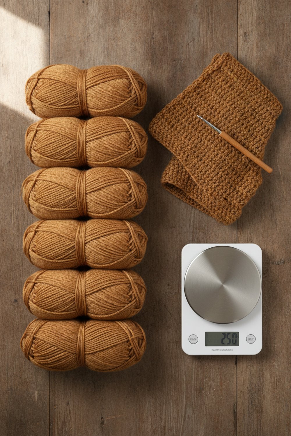 How Much Yarn for a Crochet Sweater? (Charts and Real Examples)