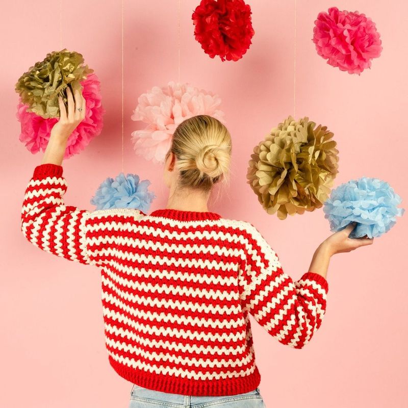 Candy Cane Stripes Sweater by Manatee_Squares free crochet pattern by Manatee_Squares (for Hobbii)