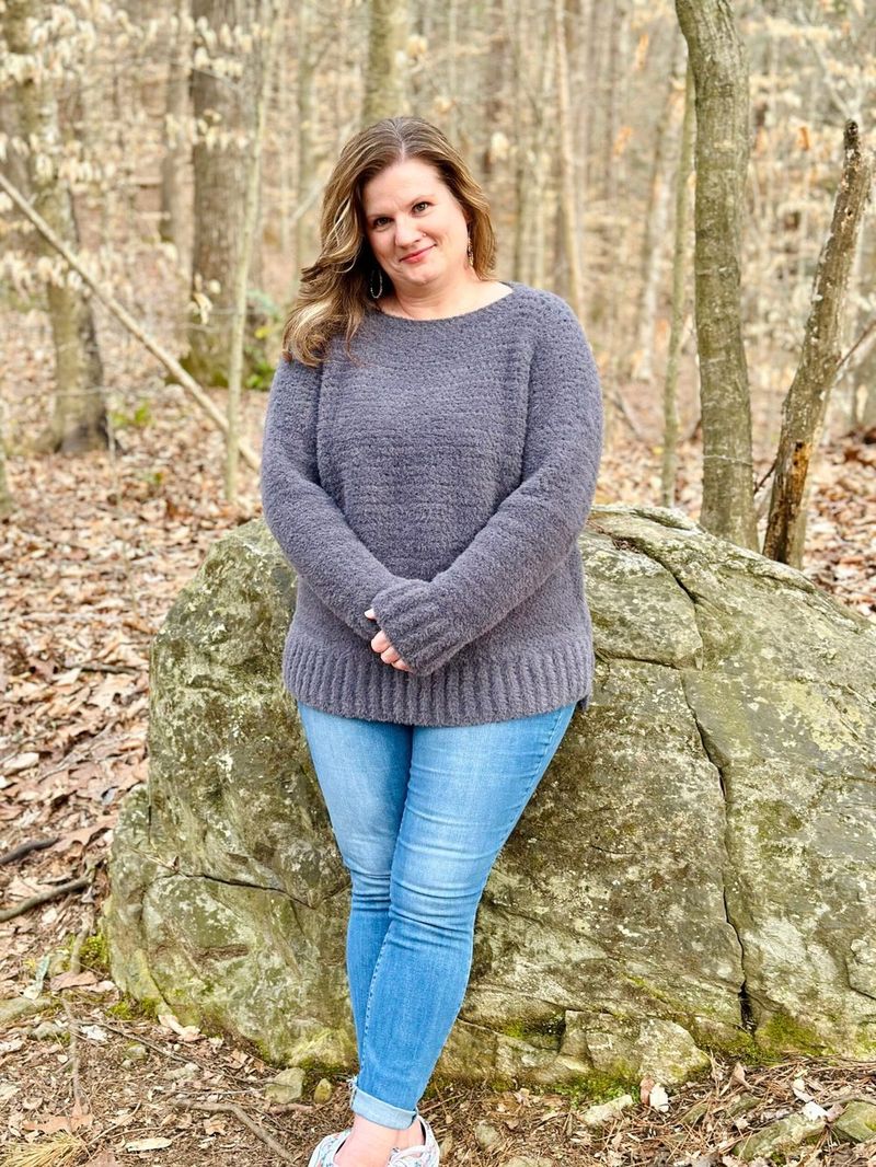 The Bliss Sweater free crochet pattern by Kristi