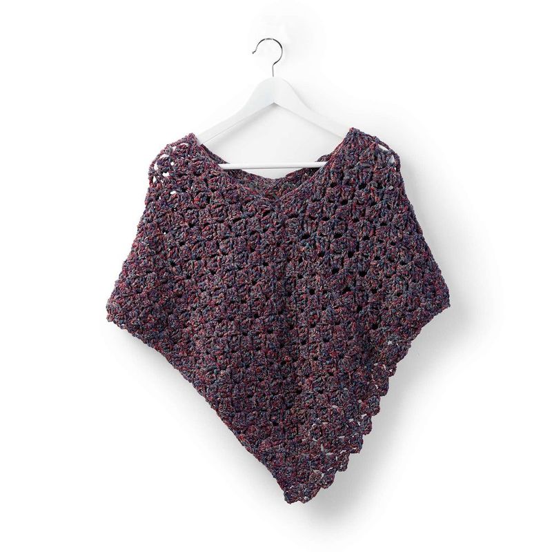 Snug As a Hug Poncho free crochet pattern by Sugar Bush