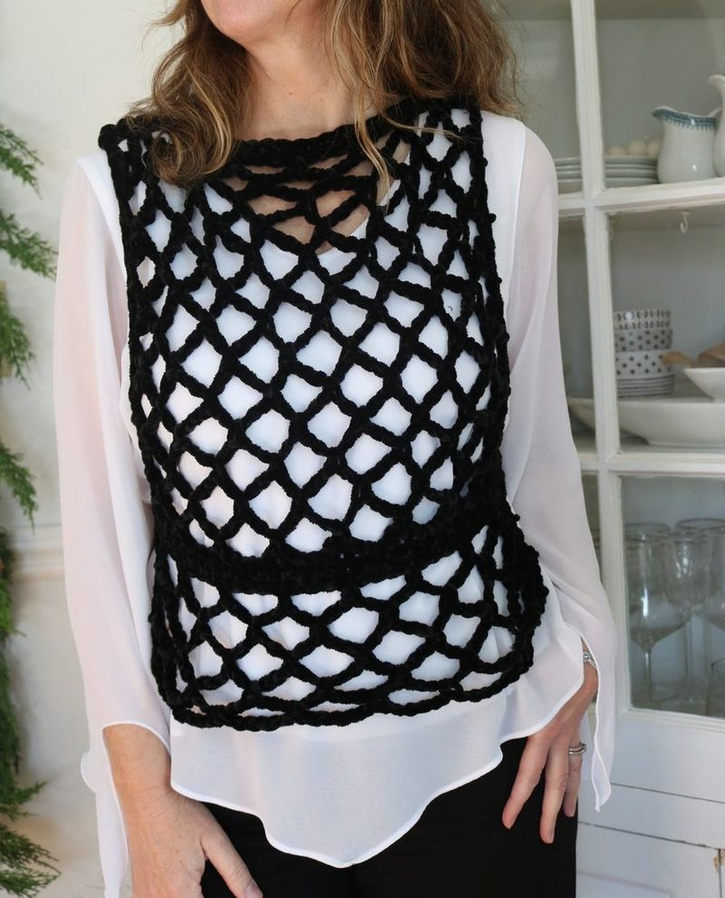 Easy Crochet Vest Pattern free crochet pattern by Susan