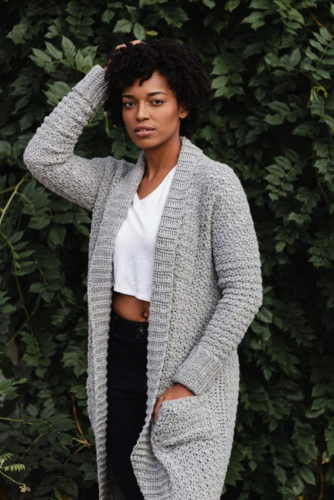 Sweater Weather Cardi by TL Yarn Crafts free crochet pattern by Toni Lipsey