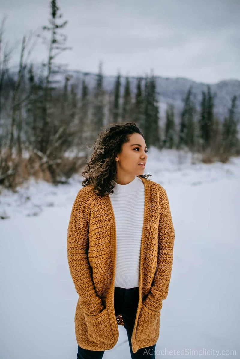 Aurora Cardigan by A Crocheted Simplicity free crochet pattern by Jennifer Renaud