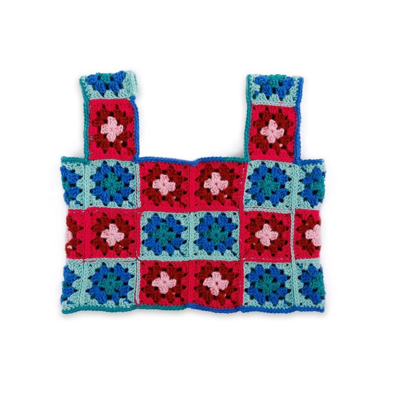 Prep in Your Step Vest free crochet pattern by Red Heart